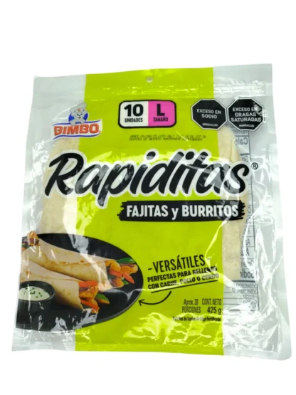 TORTILLA TALLA L BIMBO X10 UNDS
