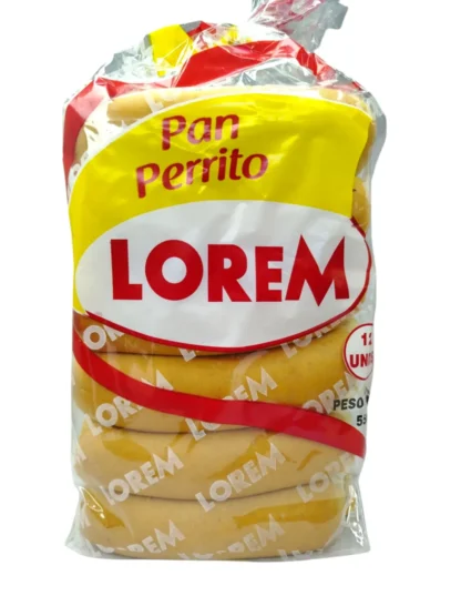 PAN PERRITO LOREM X12 UNDS