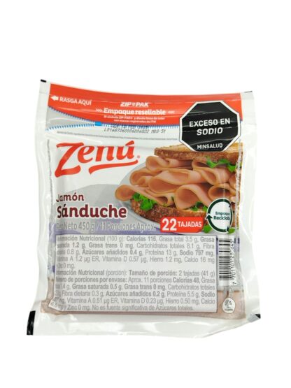 JAMON ZENÚ X450 GRAMOS