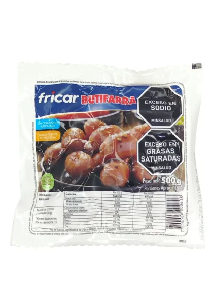 BUTIFARRA FRICAR X500 GRAMOS