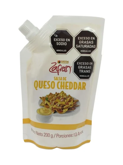 SALSA DE QUESO ZAFRÁN X200 GRAMOS