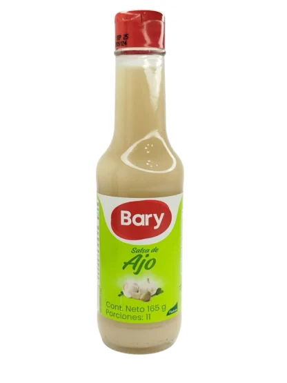 SALSA DE AJO BARY X165 ML