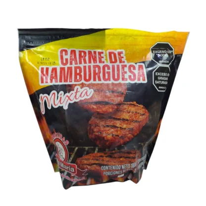 CARNE PARA HAMBURGUESA DOÑA MARIA X800 GRAMOS