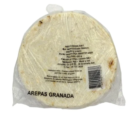 AREPA TELA PAQUETE X5