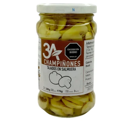 CHAMPIÑONES 3A FRASCO X280 GRAMOS