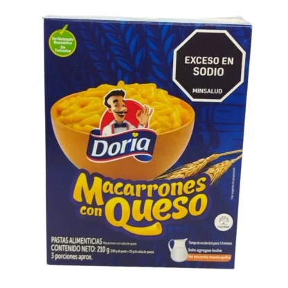 MACARRONES CON QUESO DORIA