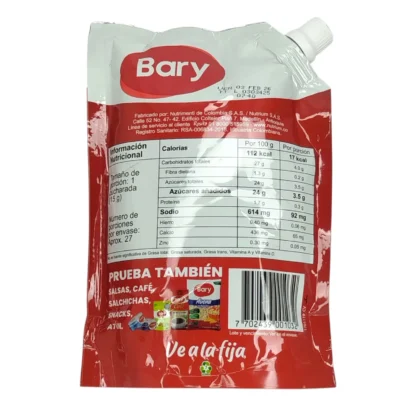 SALSA DE TOMATE BARY X400 GRAMOS - Image 2