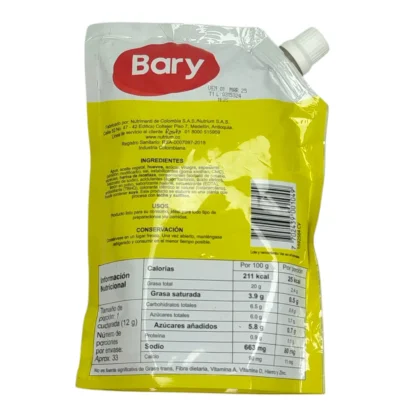 MAYONESA BARY X400 GRAMOS - Image 2