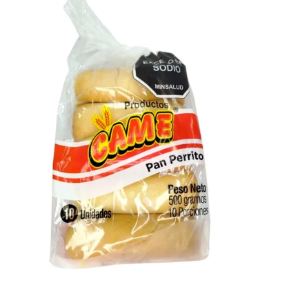 PAN PERRITO CAME X10 UNIDADES