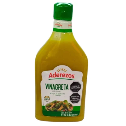 VINAGRETA ADEREZOS X1100 ML