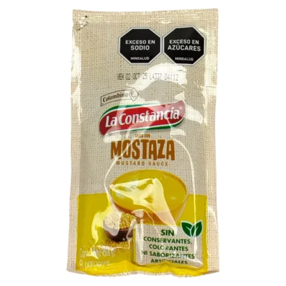 MOSTAZA LA CONSTANCIA EN SOBRE