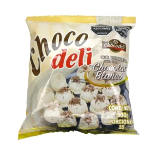 COBERTURA DE CHOCOLATE CHOCODELI BLANCO X500 GRAMOSS