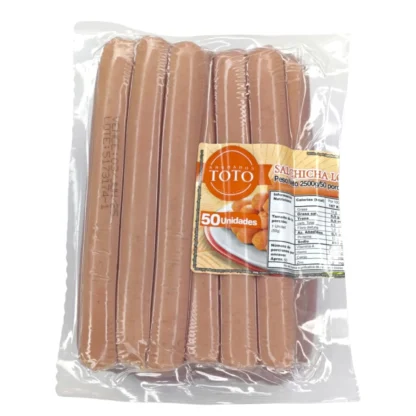 SALCHICHA TOTO SUPER PERRO X25 UNIDADES