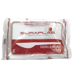 CUCHILLO DESECHABLE X100 UNIDADES
