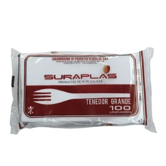TENEDOR DESECHABLE X100 UNIDADES